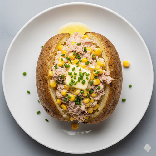 Jacket Potato With Tuna Mayo & Sweetcorn 