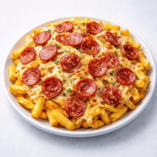 Cheesy Chips & Pepperoni 