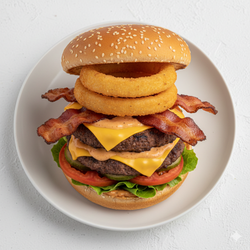 Double Bacon Smash Burger 