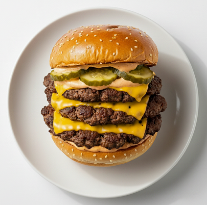 Triple Cheeseburger 